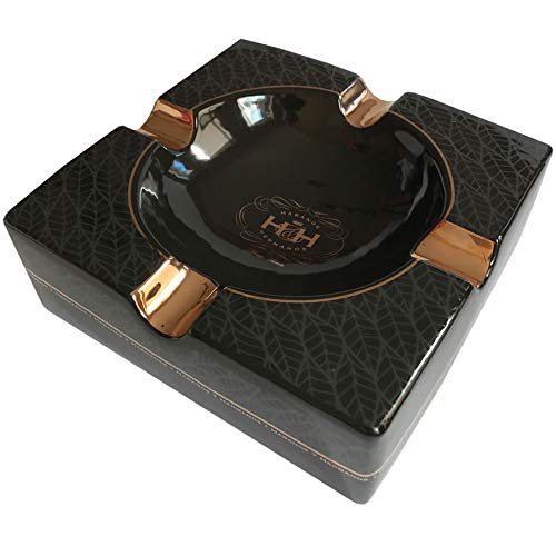 Insignia Collection - Black Galaxy - Cigar Ashtray - 8 1/2' x 3'