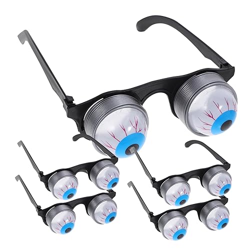 ifundom 6pcs Funny Glasses Halloween Eye Glasses Party Favors Party Cool Glasses Funny Disguise Costume Glasses Pranks for Adults Men Prom Sunglasses Eyeball Glasses Aldult Child Decorate