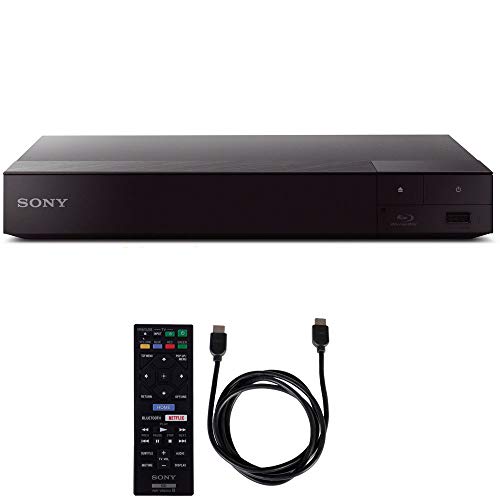 Sony BDP-S6700 4K Upscaling 3D Streaming Blu-ray Disc Player with 6ft High Speed HDMI Cable