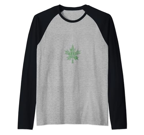 KEEP CALM and Hit a Bong Raglan Baseball Tee