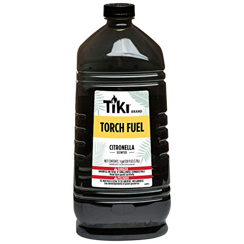Tiki Brand Easy Pour Tiki Torch Fuel for Outdoors, Citronella Scented - 128 oz, 1216151