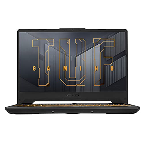ASUS TUF Gaming A15 (2024) Gaming Laptop, 15.6” FHD 144Hz Display, NVIDIA GeForce RTX 3050, AMD Ryzen 5 7535HS, 8GB DDR5, 512GB PCIe Gen4 NVMe SSD, Wi-Fi 6, Windows 11, FA506NC-ES51