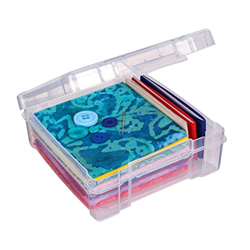 ArtBin 6953AB ClearView 6' x 6' Box Art & Craft Organizer, [1] Plastic Storage Case, Clear