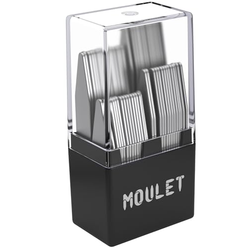 Moulet 56 Collar Stays for Men's Dress Shirts - Premium, 4 Sizes - Metal Collar Stays (Stainless Steel)