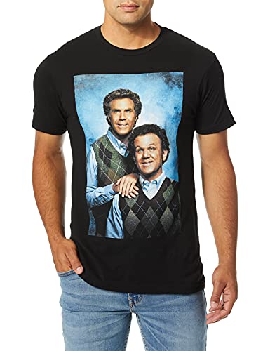 Funny Step Brothers Movie Poster Men's Black T-shirt Size L