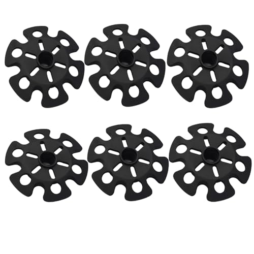 6 Pack Snow Baskets for Trekking Poles,Universal Mud Ski Pole Baskets,Replacement Accessory for Ski Pole Tips, Walking Sticks, Hiking Poles,Trekking Poles