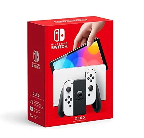 Nintendo Switch OLED Model w/White Joy-Con (Renewed)