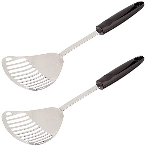 Chef Craft Stainless Steel Slotted Skimmer | 13-Inches Long | 2-Pack