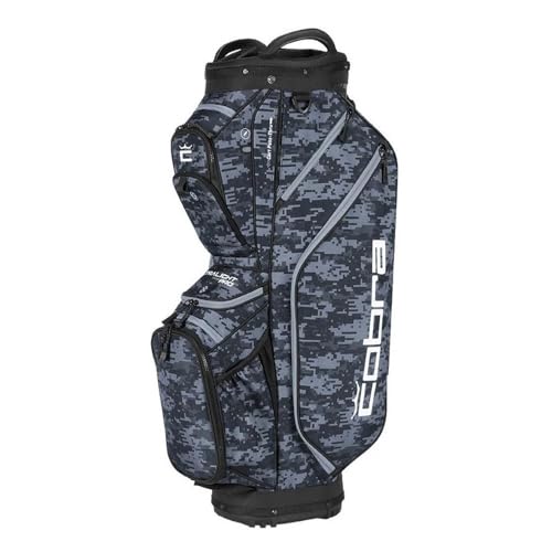 New Cobra Golf Ultralight Pro Cart Bag 14-Way - Black Camo