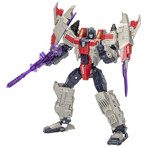 Transformers Legacy United Voyager Class Cybertron Universe Starscream, 7-inch Converting Action Figure, 8+ Years
