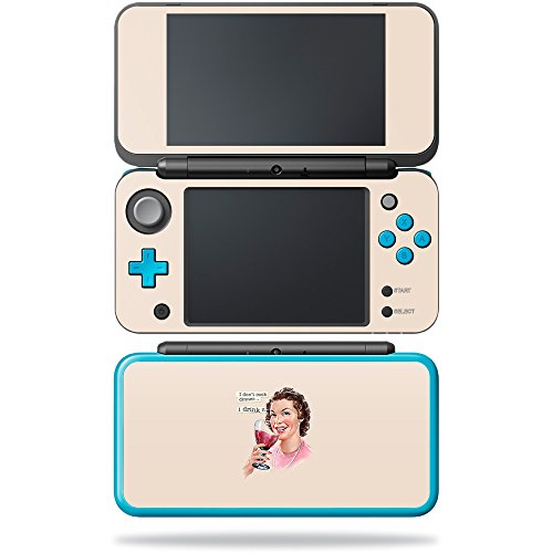 MightySkins Skin Compatible with Nintendo New 2DS XL - Wine Cook | Protective, Durable, and Unique Vinyl Decal wrap Cover | Easy to Apply, Remove, and Change Styles | Made in The USA