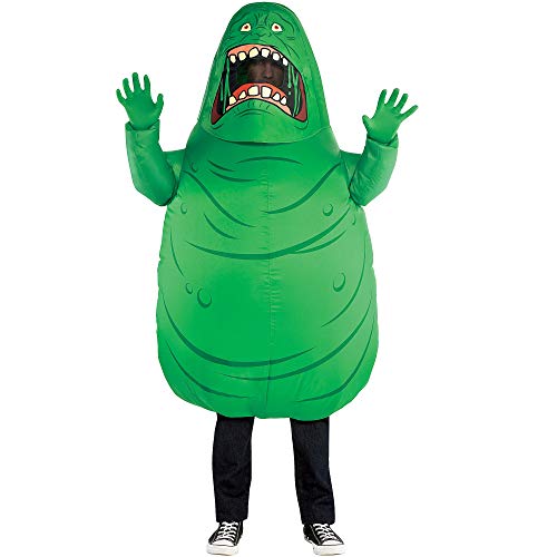 Ghostbusters Slimer Green Inflatable Jumpsuit - Standard Size (1 Set) - Perfect for Costume Parties, Halloween & Fan Events