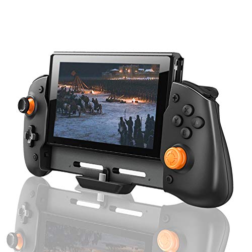 HEATFUN Wireless Controller Compatible with Nintendo Switch, Large Controller for Nintendo Switch with Precise Rocker, Dual Motor Shock Feedback and Screenshot