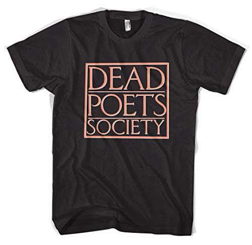 Dead Poets Society Robin Williams O Captain My Captain Carpe Diem Unisex T-Shirt (Black, M)