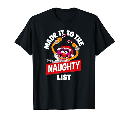 Disney The Muppets Christmas Animal Made The Naughty List T-Shirt