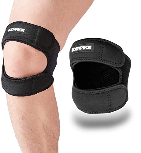 Bodyprox Patellar Tendon Support Strap (Large), Knee Pain Relief Adjustable Neoprene Knee Strap for Running, Arthritis, Jumper, Tennis Injury Recovery
