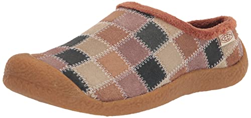 KEEN Women's Howser Harvest Casual Comfortable Leather Slip On Mule, Patchwork, 9