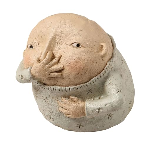 Art & Artifact Boy Holding Nose Bathroom Statue, Funny Boys Bathroom Decor Bathroom Shelf Sitters, 5' High