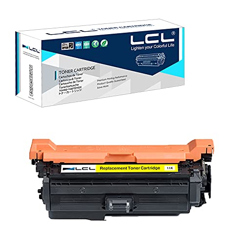 LCL Remanufactured Toner Cartridge Replacement for HP 648A CE262A CP4000 CP4500 CP4025 CP4025dn CP4025n CP4525 CP4525dn CP4525n CP4525xh (1-Pack Yellow)