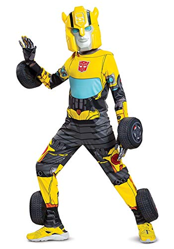 Disguise Transformers Kids Bumblebee Converting Costume - 4/6, Yellow