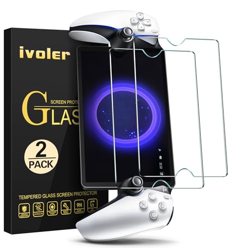 ivoler 2-Pack Screen Protector Tempered Glass for PlayStation Portal Remote Player 8 inch 2023, Transparent HD Clear Anti-Scratch Screen Protector for PlayStation PS Portal Remote Player 8.0''