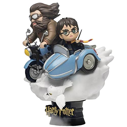 Beast Kingdom Harry Potter: Hagrid and Harry DS-098 D-Stage 6 Inch Statue, Multicolor