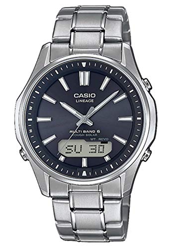 Casio] Lineage Radio Solar LCW-M100TSE-1AJF Men's Silver