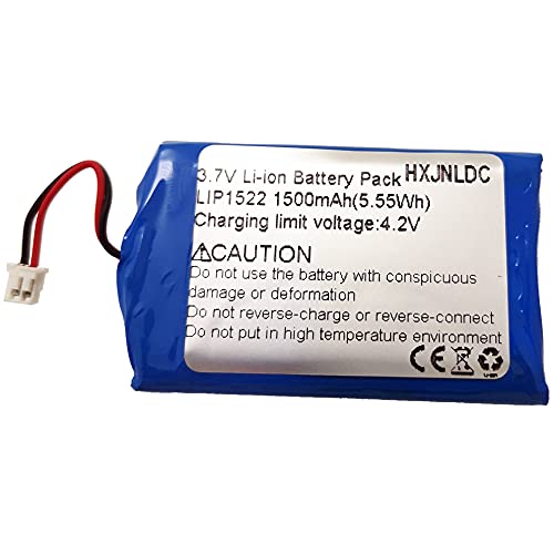 DC 3.7V 1500mah battery for Sony PS4 Wireless Controller Battery Replacement(CUH-ZCT2U,CUH-ZCT2E,CUH-ZCT2A 2016 and Later Models)dualshock Playstation 4,gen 2,New Version,Small plug,with light bar
