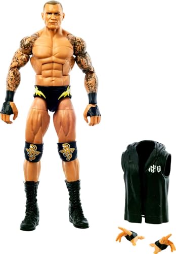 WWE Randy Orton Top Picks Elite Collection Action Figure with Entrance Gear, 6-inch Posable Collectible Gift for WWE Fans Ages 8 Years Old & Up, Multicolor