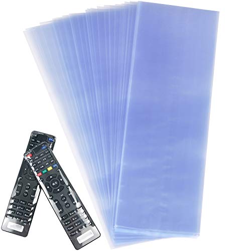 Remote Control Shrink Wrap Bags,3.1x11 Inches 100Pcs Remote Control Cover Protector,Dustproof and Waterproof