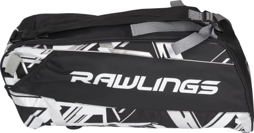 Rawlings | REMIX Duffel Equipment Bag | T-Ball & Youth Baseball / Softball | Black