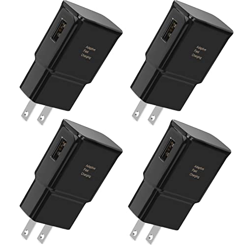 Adaptive Fast Charging Block USB Wall Charger Plug Travel Adapter Android Phone Charger for Samsung Galaxy S24/S23/S22/S22 Ultra/S21/S20/S10/S9/S8/S7/Edge/Note 10 9 8 Quick Charger,Cell Phone Charger