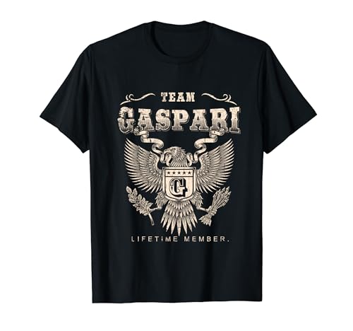 Team Gaspari Lifetime Member - Gaspari Name T-Shirt