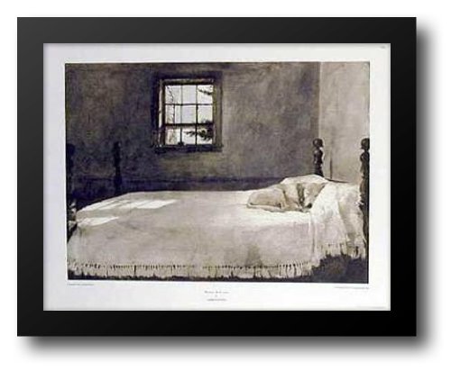 Master Bedroom, c.1965 33x26 Framed Art Print by Wyeth, Andrew