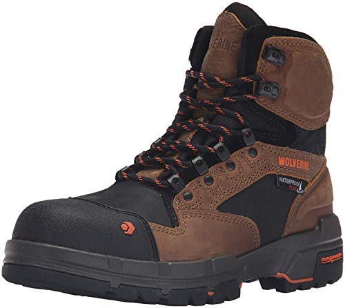 Wolverine Men's Legend 6 Inch Waterproof Comp Toe-M Work Boot, Tan, 10 M US