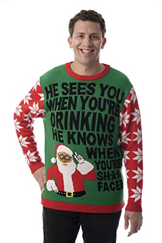 #followme Mens Ugly Christmas Sweater - Sweaters for Men 6774-217-XL