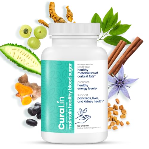 CuraLin - Clinically Tested, Effective, and 100% Natural - 180 Capsules - 30 Day Supply