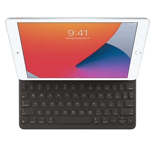 Apple Smart Keyboard: iPad Keyboard and case for iPad Pro 10.5-inch, iPad Air (3rd Generation), and iPad (7th, 8th, and 9th Generation), Comfortable Typing Experience, US English - Black