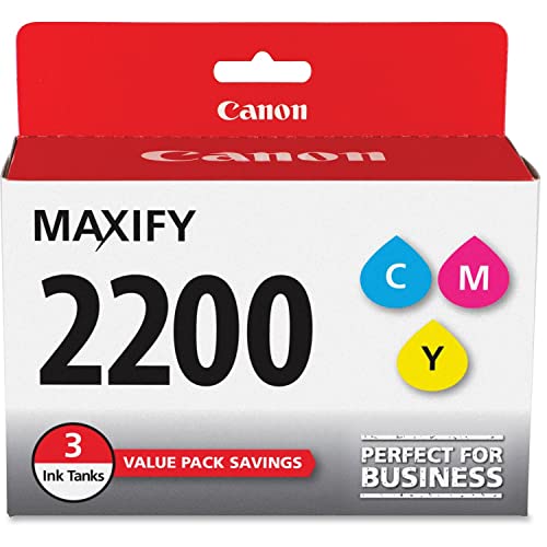 Canon PGI-2200 3 Color Multi Pack Compatible to IB4120, MB5120, MB5420, IB4020, MB5020, MB5320