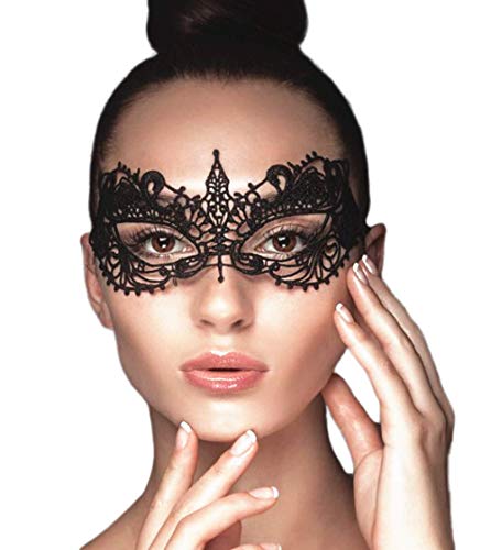 Exlinonline Lace Masquerade Mask Elastic,Fit for Adult,Soft Gentle Material,Specially For Costume,Thememed Party