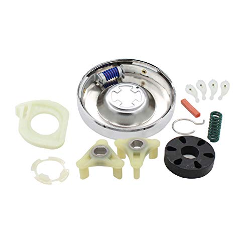ApplianPar 285785 Washer Clutch & 285753A Motor Coupling Assembly Kit and 4Pcs 80040 Washer Agitator Dog for Whirlpool Kenmore Washing Machine 3351342 3946794 3951311 AP3094537 PS334641