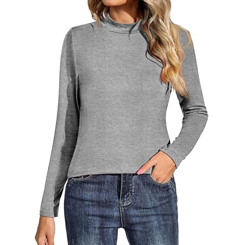 JIOEEH Brown Long Sleeve Tops for Women,Black and White Blouses for Women,Black of Friday Tshirt,Christmas Shirts for Women,Brown Zip up Hoodie, s Clearance,Clothes for European Travel