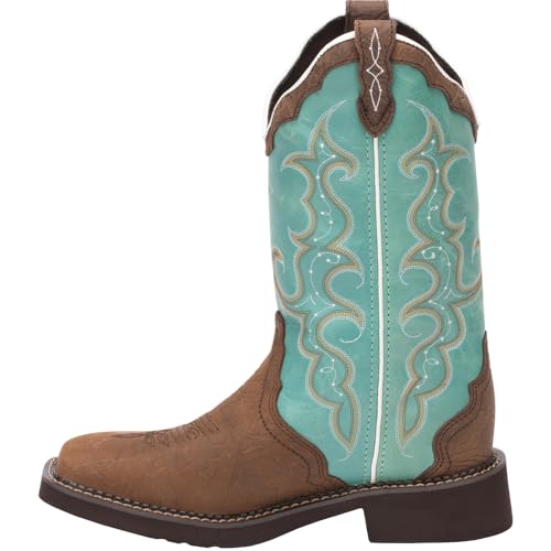 Justin Boots Womens GY2904 Barnwood Cow 7 B Brown