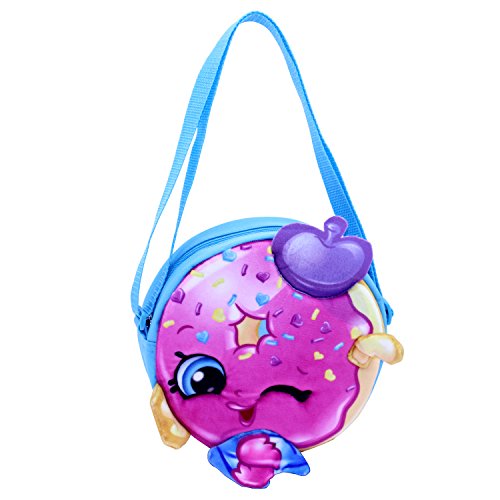 Shopkins Girls D'lish Donut Plush Crossbody, Pink, One Size