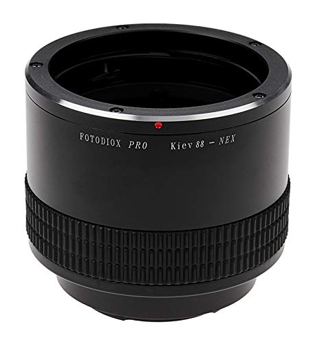 Fotodiox Pro Lens Mount Adapter - Kiev 88 SLR Lens to Sony Alpha E-Mount Mirrorless Camera Body