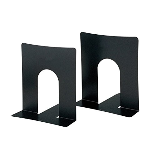 Plus 36-350 BS-102 Plus Bookends, Wide Type, Set of 2, Black