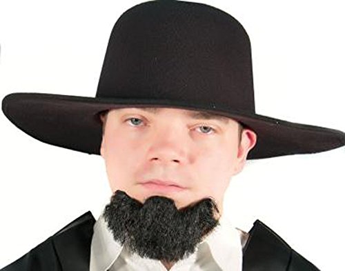 HMS Men's Amish Madness Beard, Black, One Size