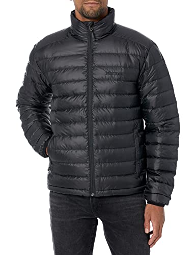 MARMOT Men's Zeus Jacket | Warm and Lightweight Jacket for Men, Ideal for Winter, Skiing, Camping, and City Style, Jet Black, X-Large