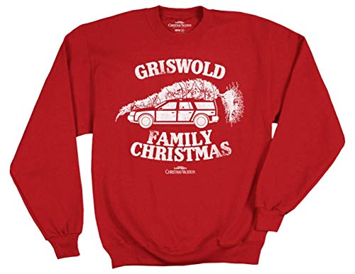 Christmas Vacation Griswold Family Christmas Sweatshirt, Red, XL