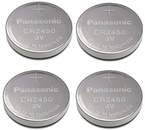 Panasonic Cr2450 Cr 2450 Lithium 3v Battery [ Pack of 4 ]